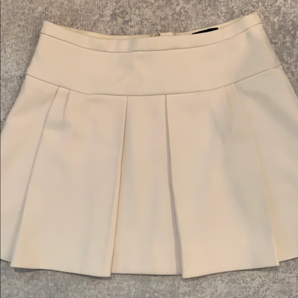 J.Crew Wool Pleated Mini Skirt